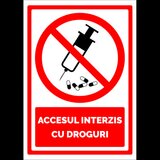 Indicator pentru accesul interzis cu droguri